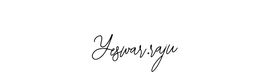 The best way (Bearetta-2O07w) to make a short signature is to pick only two or three words in your name. The name Yeswar.raju include a total of six letters. For converting this name. Yeswar.raju signature style 12 images and pictures png