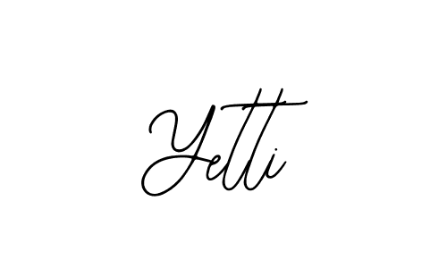 You should practise on your own different ways (Bearetta-2O07w) to write your name (Yetti) in signature. don't let someone else do it for you. Yetti signature style 12 images and pictures png
