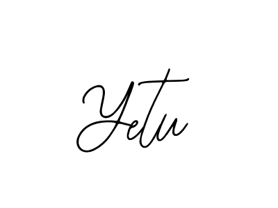 How to make Yetu signature? Bearetta-2O07w is a professional autograph style. Create handwritten signature for Yetu name. Yetu signature style 12 images and pictures png