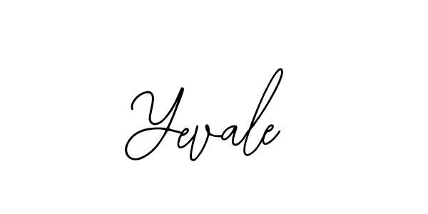 Also we have Yevale name is the best signature style. Create professional handwritten signature collection using Bearetta-2O07w autograph style. Yevale signature style 12 images and pictures png