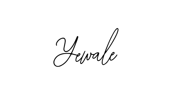 Use a signature maker to create a handwritten signature online. With this signature software, you can design (Bearetta-2O07w) your own signature for name Yewale. Yewale signature style 12 images and pictures png