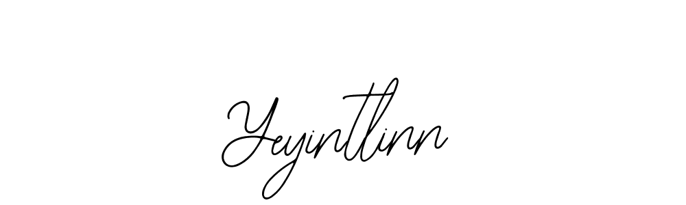 The best way (Bearetta-2O07w) to make a short signature is to pick only two or three words in your name. The name Yeyintlinn include a total of six letters. For converting this name. Yeyintlinn signature style 12 images and pictures png