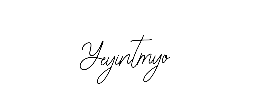 How to Draw Yeyintmyo signature style? Bearetta-2O07w is a latest design signature styles for name Yeyintmyo. Yeyintmyo signature style 12 images and pictures png