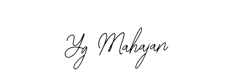 It looks lik you need a new signature style for name Yg Mahajan. Design unique handwritten (Bearetta-2O07w) signature with our free signature maker in just a few clicks. Yg Mahajan signature style 12 images and pictures png