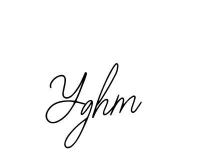 Also we have Yghm name is the best signature style. Create professional handwritten signature collection using Bearetta-2O07w autograph style. Yghm signature style 12 images and pictures png