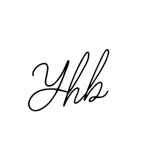 if you are searching for the best signature style for your name Yhb. so please give up your signature search. here we have designed multiple signature styles  using Bearetta-2O07w. Yhb signature style 12 images and pictures png