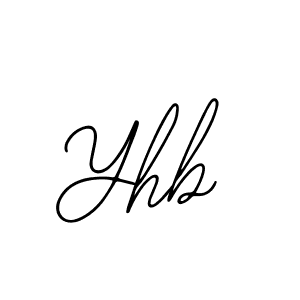 Create a beautiful signature design for name Yhb. With this signature (Bearetta-2O07w) fonts, you can make a handwritten signature for free. Yhb signature style 12 images and pictures png