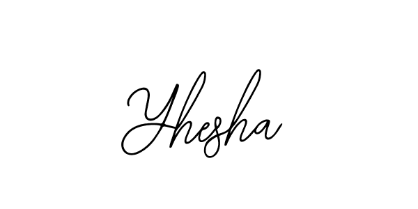 How to make Yhesha signature? Bearetta-2O07w is a professional autograph style. Create handwritten signature for Yhesha name. Yhesha signature style 12 images and pictures png
