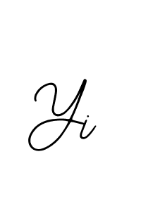 Make a beautiful signature design for name Yi. With this signature (Bearetta-2O07w) style, you can create a handwritten signature for free. Yi signature style 12 images and pictures png