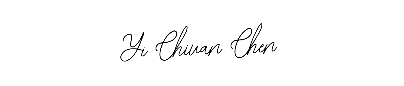 How to make Yi Chiuan Chen signature? Bearetta-2O07w is a professional autograph style. Create handwritten signature for Yi Chiuan Chen name. Yi Chiuan Chen signature style 12 images and pictures png