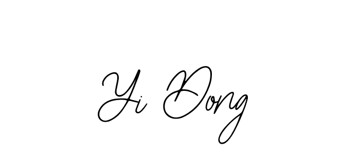 Design your own signature with our free online signature maker. With this signature software, you can create a handwritten (Bearetta-2O07w) signature for name Yi Dong. Yi Dong signature style 12 images and pictures png