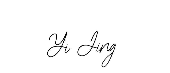 Use a signature maker to create a handwritten signature online. With this signature software, you can design (Bearetta-2O07w) your own signature for name Yi Jing. Yi Jing signature style 12 images and pictures png
