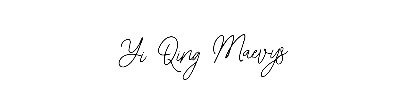 Design your own signature with our free online signature maker. With this signature software, you can create a handwritten (Bearetta-2O07w) signature for name Yi Qing Maevys. Yi Qing Maevys signature style 12 images and pictures png