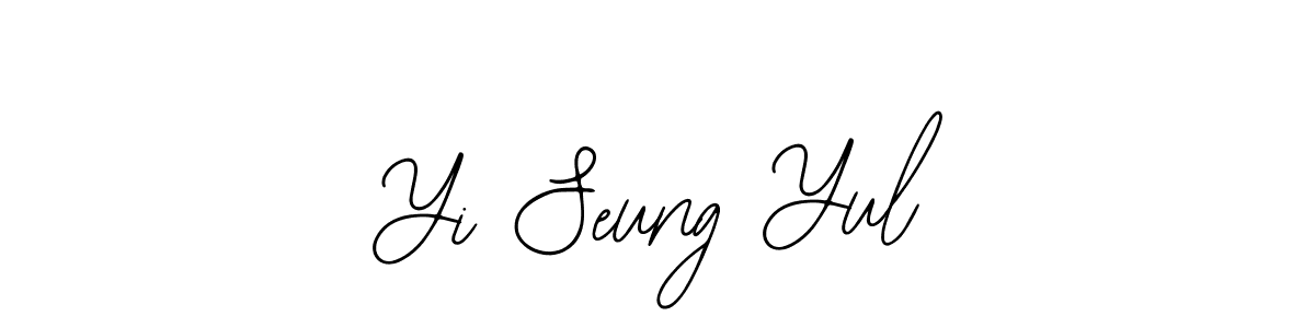 Make a short Yi Seung Yul signature style. Manage your documents anywhere anytime using Bearetta-2O07w. Create and add eSignatures, submit forms, share and send files easily. Yi Seung Yul signature style 12 images and pictures png