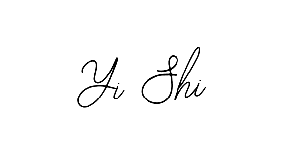 Similarly Bearetta-2O07w is the best handwritten signature design. Signature creator online .You can use it as an online autograph creator for name Yi Shi. Yi Shi signature style 12 images and pictures png