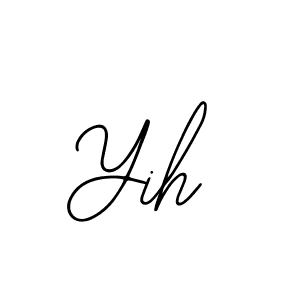 if you are searching for the best signature style for your name Yih. so please give up your signature search. here we have designed multiple signature styles  using Bearetta-2O07w. Yih signature style 12 images and pictures png