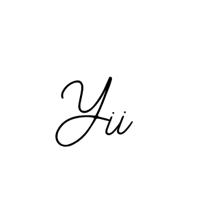 Use a signature maker to create a handwritten signature online. With this signature software, you can design (Bearetta-2O07w) your own signature for name Yii. Yii signature style 12 images and pictures png