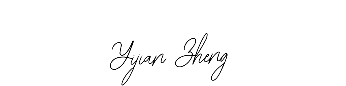 Best and Professional Signature Style for Yijian Zheng. Bearetta-2O07w Best Signature Style Collection. Yijian Zheng signature style 12 images and pictures png