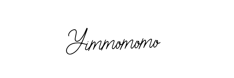 Design your own signature with our free online signature maker. With this signature software, you can create a handwritten (Bearetta-2O07w) signature for name Yimmomomo. Yimmomomo signature style 12 images and pictures png