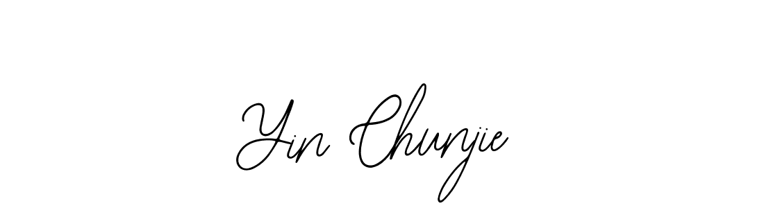 Make a beautiful signature design for name Yin Chunjie. With this signature (Bearetta-2O07w) style, you can create a handwritten signature for free. Yin Chunjie signature style 12 images and pictures png