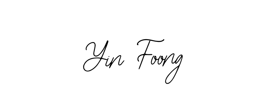 Yin Foong stylish signature style. Best Handwritten Sign (Bearetta-2O07w) for my name. Handwritten Signature Collection Ideas for my name Yin Foong. Yin Foong signature style 12 images and pictures png