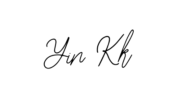 if you are searching for the best signature style for your name Yin Kk. so please give up your signature search. here we have designed multiple signature styles  using Bearetta-2O07w. Yin Kk signature style 12 images and pictures png