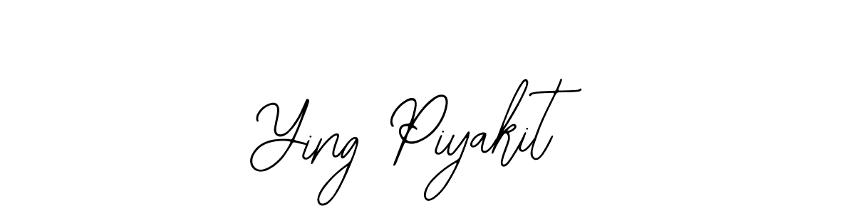 if you are searching for the best signature style for your name Ying Piyakit. so please give up your signature search. here we have designed multiple signature styles  using Bearetta-2O07w. Ying Piyakit signature style 12 images and pictures png