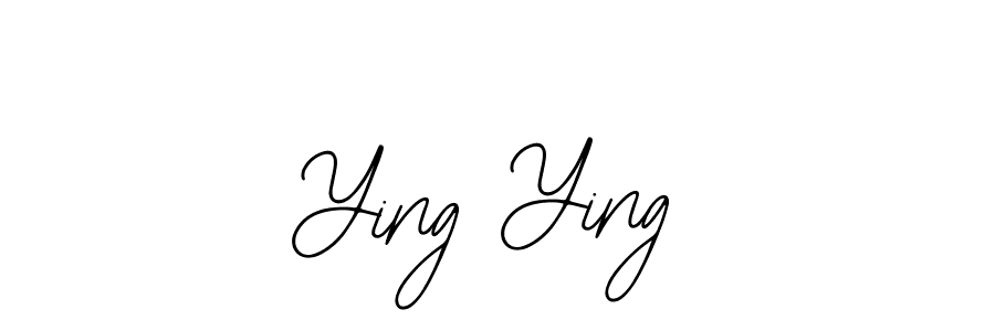 Design your own signature with our free online signature maker. With this signature software, you can create a handwritten (Bearetta-2O07w) signature for name Ying Ying. Ying Ying signature style 12 images and pictures png