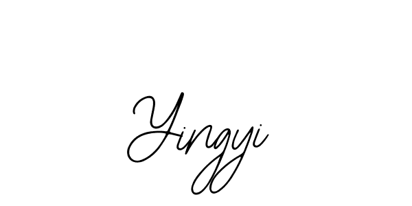 Bearetta-2O07w is a professional signature style that is perfect for those who want to add a touch of class to their signature. It is also a great choice for those who want to make their signature more unique. Get Yingyi name to fancy signature for free. Yingyi signature style 12 images and pictures png