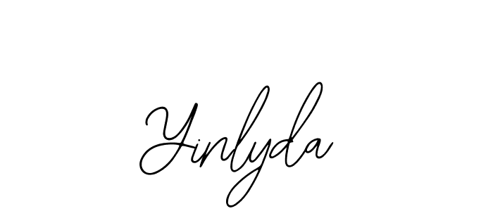 Design your own signature with our free online signature maker. With this signature software, you can create a handwritten (Bearetta-2O07w) signature for name Yinlyda. Yinlyda signature style 12 images and pictures png