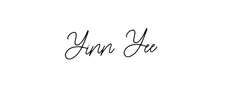 How to make Yinn Yee name signature. Use Bearetta-2O07w style for creating short signs online. This is the latest handwritten sign. Yinn Yee signature style 12 images and pictures png