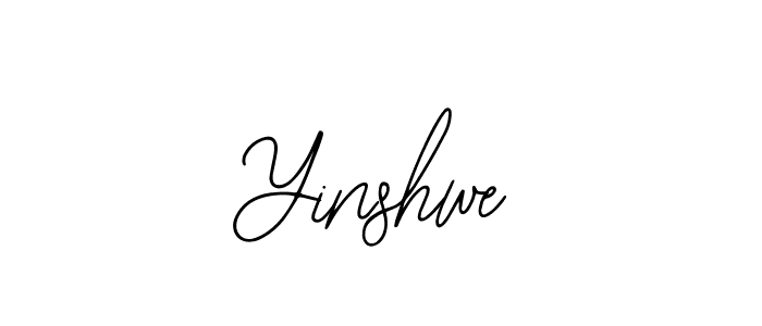 Design your own signature with our free online signature maker. With this signature software, you can create a handwritten (Bearetta-2O07w) signature for name Yinshwe. Yinshwe signature style 12 images and pictures png