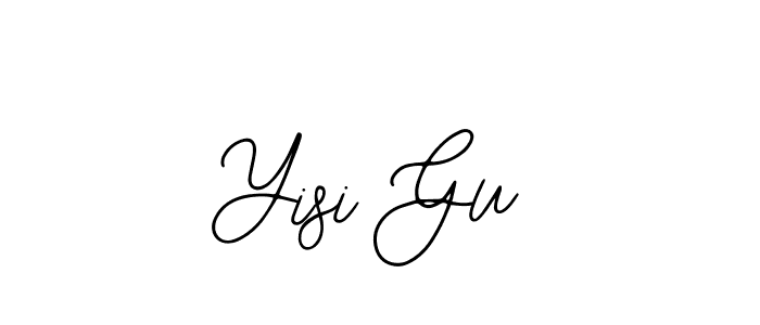 Similarly Bearetta-2O07w is the best handwritten signature design. Signature creator online .You can use it as an online autograph creator for name Yisi Gu. Yisi Gu signature style 12 images and pictures png