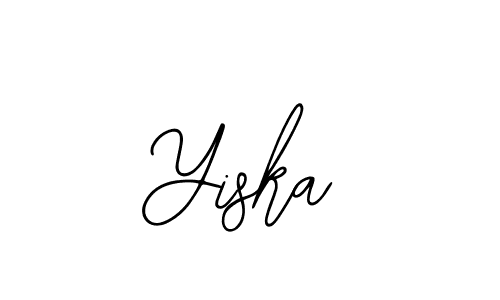 Use a signature maker to create a handwritten signature online. With this signature software, you can design (Bearetta-2O07w) your own signature for name Yiska. Yiska signature style 12 images and pictures png