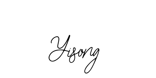 Yisong stylish signature style. Best Handwritten Sign (Bearetta-2O07w) for my name. Handwritten Signature Collection Ideas for my name Yisong. Yisong signature style 12 images and pictures png