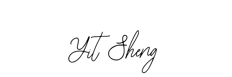 Create a beautiful signature design for name Yit Sheng. With this signature (Bearetta-2O07w) fonts, you can make a handwritten signature for free. Yit Sheng signature style 12 images and pictures png