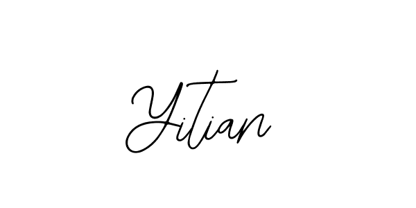 Make a beautiful signature design for name Yitian. Use this online signature maker to create a handwritten signature for free. Yitian signature style 12 images and pictures png