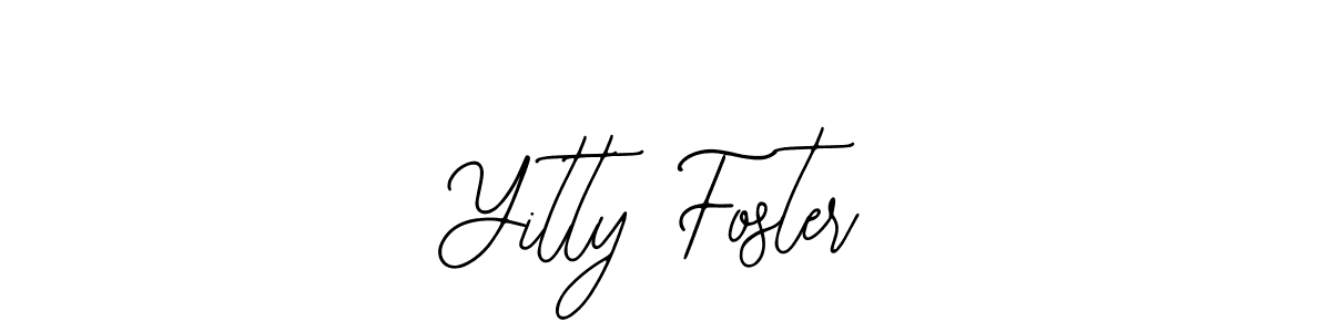 Use a signature maker to create a handwritten signature online. With this signature software, you can design (Bearetta-2O07w) your own signature for name Yitty Foster. Yitty Foster signature style 12 images and pictures png