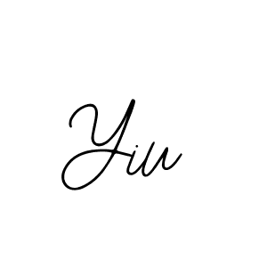 Make a beautiful signature design for name Yiu. With this signature (Bearetta-2O07w) style, you can create a handwritten signature for free. Yiu signature style 12 images and pictures png