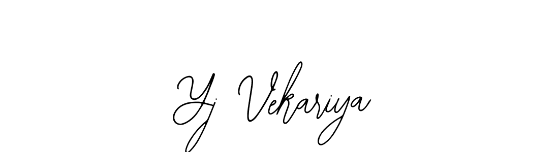 It looks lik you need a new signature style for name Yj Vekariya. Design unique handwritten (Bearetta-2O07w) signature with our free signature maker in just a few clicks. Yj Vekariya signature style 12 images and pictures png