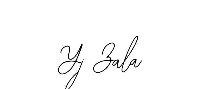 if you are searching for the best signature style for your name Yj Zala. so please give up your signature search. here we have designed multiple signature styles  using Bearetta-2O07w. Yj Zala signature style 12 images and pictures png