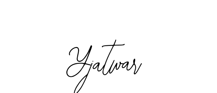 You should practise on your own different ways (Bearetta-2O07w) to write your name (Yjatwar) in signature. don't let someone else do it for you. Yjatwar signature style 12 images and pictures png