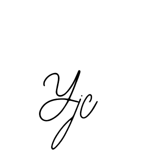 Design your own signature with our free online signature maker. With this signature software, you can create a handwritten (Bearetta-2O07w) signature for name Yjc. Yjc signature style 12 images and pictures png