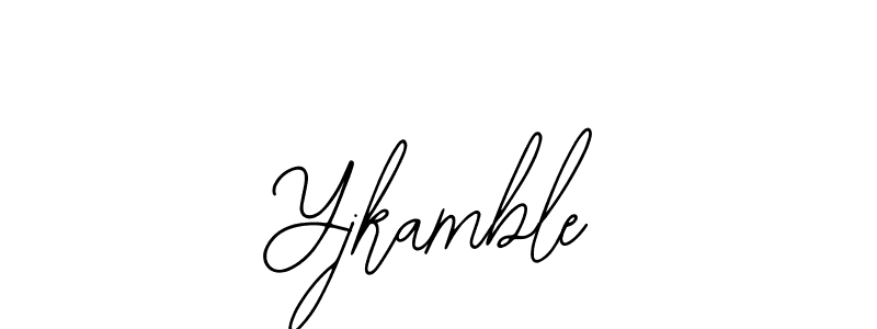 Make a beautiful signature design for name Yjkamble. With this signature (Bearetta-2O07w) style, you can create a handwritten signature for free. Yjkamble signature style 12 images and pictures png