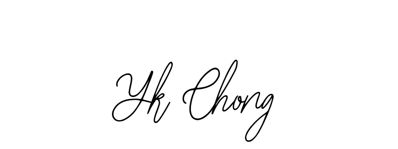 if you are searching for the best signature style for your name Yk Chong. so please give up your signature search. here we have designed multiple signature styles  using Bearetta-2O07w. Yk Chong signature style 12 images and pictures png