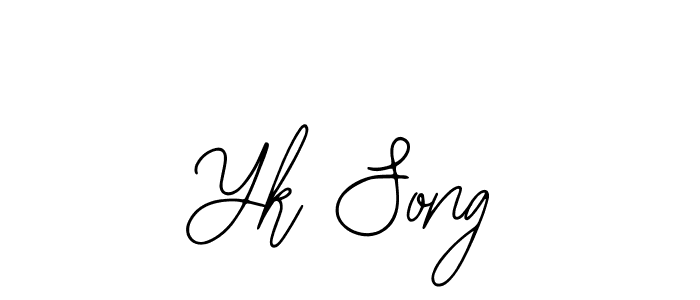 See photos of Yk Song official signature by Spectra . Check more albums & portfolios. Read reviews & check more about Bearetta-2O07w font. Yk Song signature style 12 images and pictures png