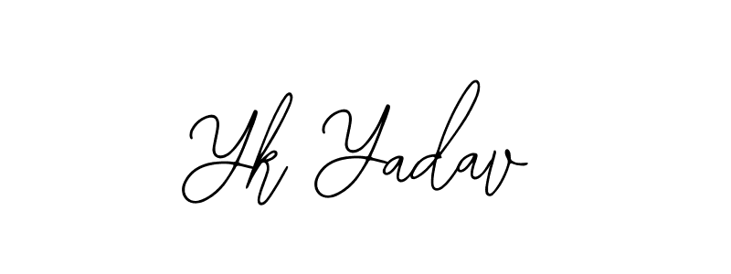 Create a beautiful signature design for name Yk Yadav. With this signature (Bearetta-2O07w) fonts, you can make a handwritten signature for free. Yk Yadav signature style 12 images and pictures png