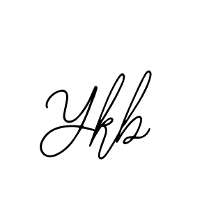 Design your own signature with our free online signature maker. With this signature software, you can create a handwritten (Bearetta-2O07w) signature for name Ykb. Ykb signature style 12 images and pictures png