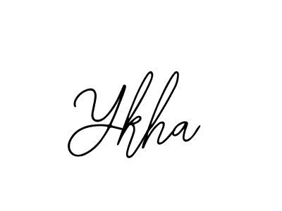 Bearetta-2O07w is a professional signature style that is perfect for those who want to add a touch of class to their signature. It is also a great choice for those who want to make their signature more unique. Get Ykha name to fancy signature for free. Ykha signature style 12 images and pictures png