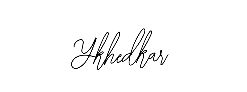 How to make Ykhedkar signature? Bearetta-2O07w is a professional autograph style. Create handwritten signature for Ykhedkar name. Ykhedkar signature style 12 images and pictures png